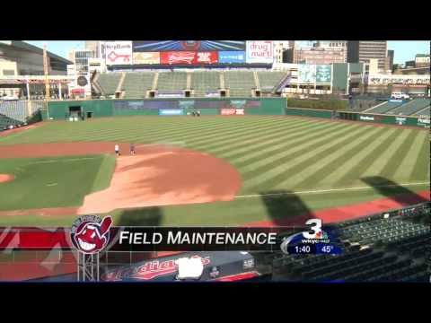 Field Maintenance at Progressive Field