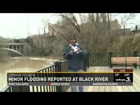 LIVE: Black River Reaches Flood Stage