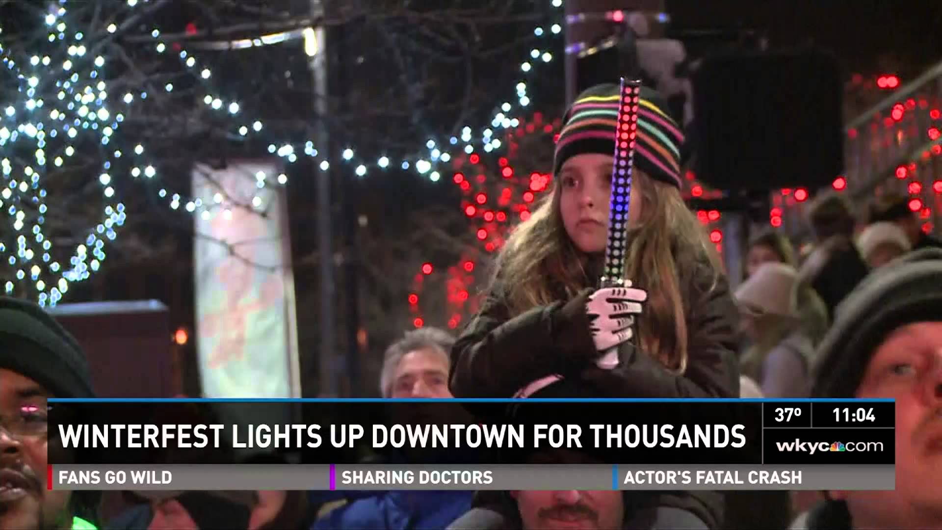 Winterfest Lights Up Cleveland For The Holidays