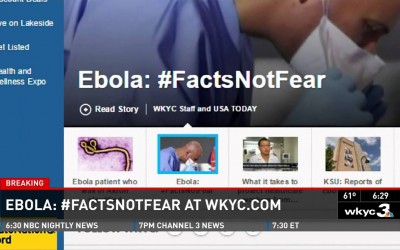 Ebola Web Promotion for 6 p.m. News