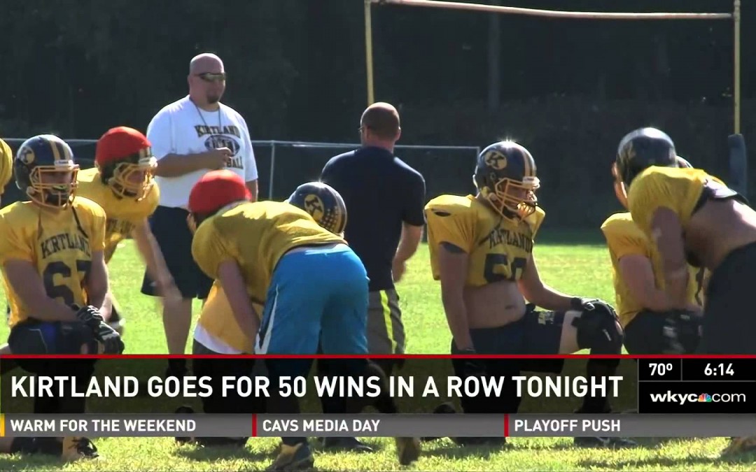 Kirtland Football Team Going for 50th Win