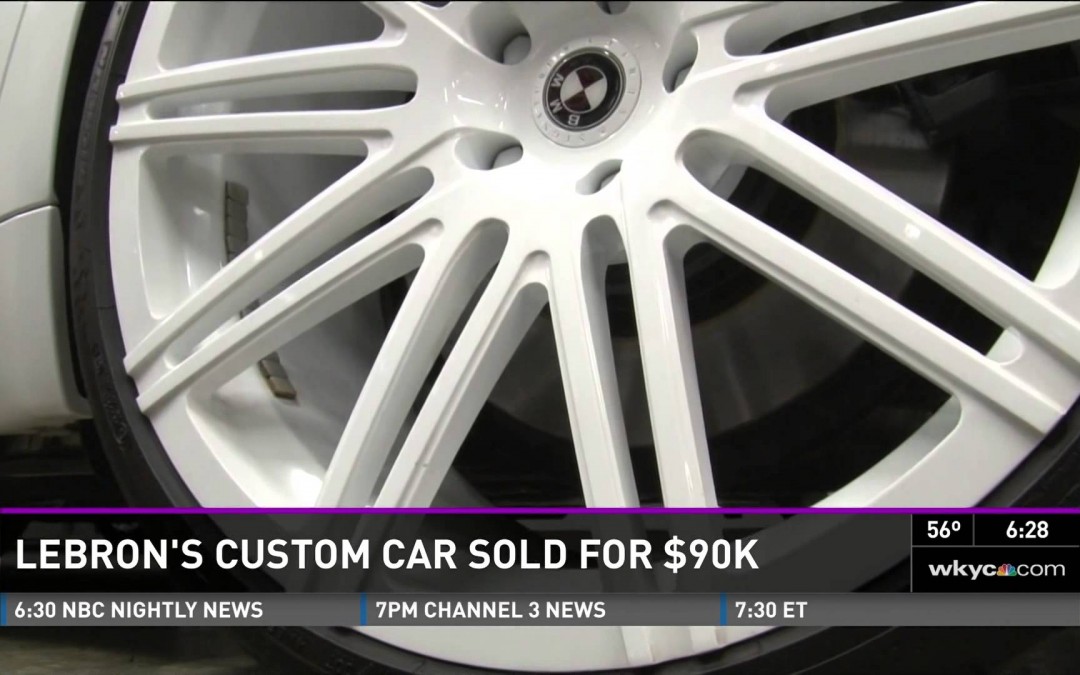 LeBron’s Custom Car Sells For $90,000