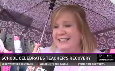 School Celebrates Teacher’s Recovery