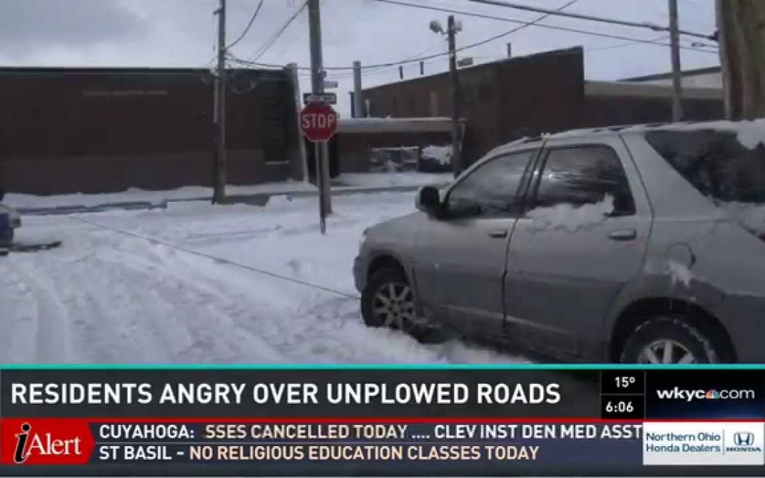 Cleveland Streets Messy Hours After Snow Ends