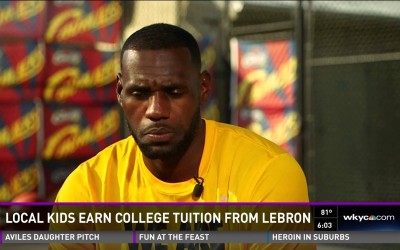 LeBron Offers Scholarships to Foundation Students