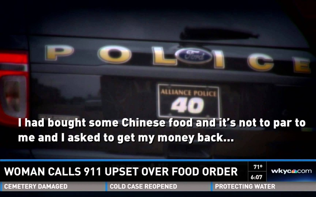 Woman Charged After Calling 911 About Chinese Food